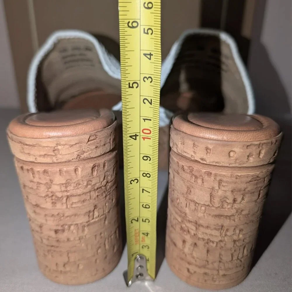 Seychelles Applause Platform White Woven Rafia Sandal Size 7.5 - Picture 7 of 9